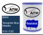 Preview: BMW, Tanzanite Blue Metallic, X10 / C3Z: 500ml Lackdose, von ATW Autoteile West.